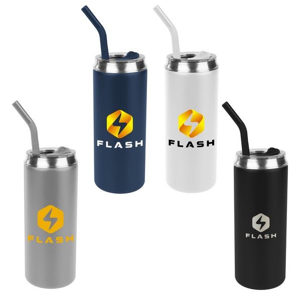 DH50154 20 Oz. Can Shaped Stainless Steel Tumbler With Custom Imprint